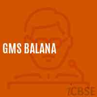 Gms Balana Middle School Logo