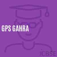 Gps Gahra Primary School Logo