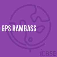 Gps Rambass Primary School Logo