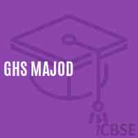 Ghs Majod Secondary School Logo