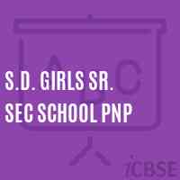 S.D. Girls Sr. Sec School Pnp Logo