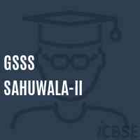 Gsss Sahuwala-Ii High School Logo