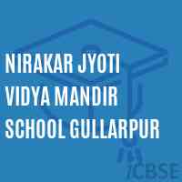 Nirakar Jyoti Vidya Mandir School Gullarpur Logo