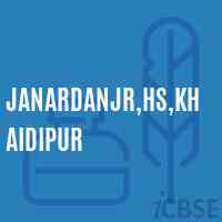 Janardanjr,Hs,Khaidipur Middle School Logo