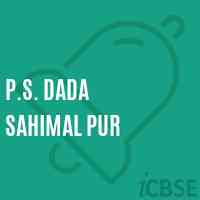 P.S. Dada Sahimal Pur Primary School Logo
