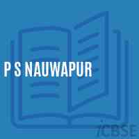 P S Nauwapur Primary School Logo