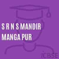 S R N S Mandir Manga Pur Primary School Logo