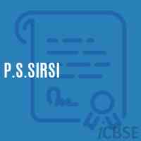 P.S.Sirsi Primary School Logo