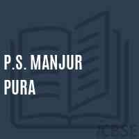 P.S. Manjur Pura Primary School Logo