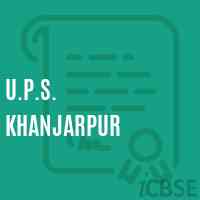 U.P.S. Khanjarpur Middle School Logo
