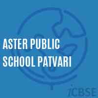 Aster Public School Patvari Logo