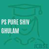 Ps Pure Shiv Ghulam Primary School Logo