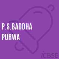 P.S.Baddha Purwa Primary School Logo