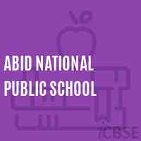 Abid National Public School Logo