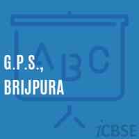 G.P.S., Brijpura Primary School Logo