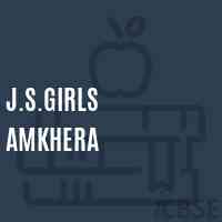 J.S.Girls Amkhera Middle School Logo