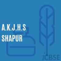 A.K.J.H.S Shapur School Logo