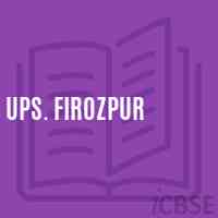 Ups. Firozpur Middle School Logo