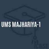 Ums Majhariya-1 Middle School Logo