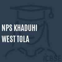 Nps Khaduhi West Tola Primary School Logo