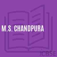 M.S. Chandpura Middle School Logo