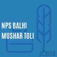 Nps Balhi Mushar Toli Primary School Logo