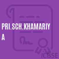 Pri.Sch.Khamariya Primary School Logo