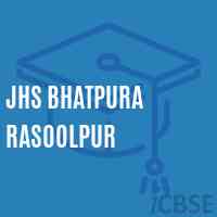 Jhs Bhatpura Rasoolpur Middle School Logo