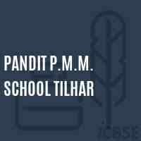 Pandit P.M.M. School Tilhar Logo