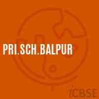 Pri.Sch.Balpur Primary School Logo