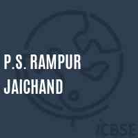 P.S. Rampur Jaichand Primary School Logo