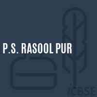 P.S. Rasool Pur Primary School Logo
