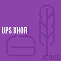 Ups Khor Middle School Logo