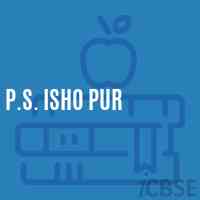 P.S. Isho Pur Primary School Logo
