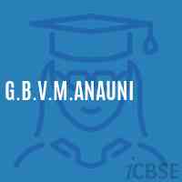 G.B.V.M.Anauni Primary School Logo