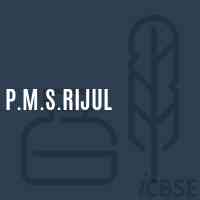 P.M.S.Rijul Middle School Logo