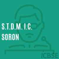 S.T.D.M. I.C. Soron High School Logo