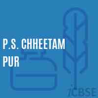 P.S. Chheetam Pur Primary School Logo
