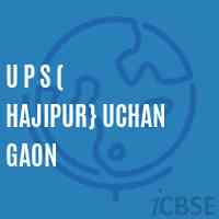 U P S ( Hajipur} Uchan Gaon Middle School Logo