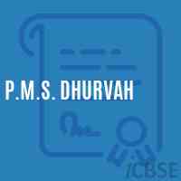 P.M.S. Dhurvah Middle School Logo