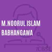 M.Noorul Islam Babhangawa Primary School Logo