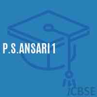 P.S.Ansari 1 Primary School Logo