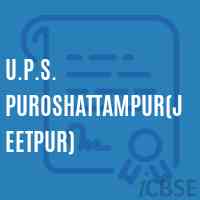 U.P.S. Puroshattampur(Jeetpur) Middle School Logo