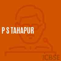 P S Tahapur Primary School Logo
