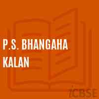 P.S. Bhangaha Kalan Primary School Logo