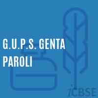 G.U.P.S. Genta Paroli Middle School Logo