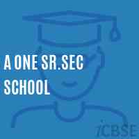 A One Sr.Sec School Logo