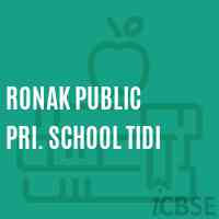 Ronak Public Pri. School Tidi Logo