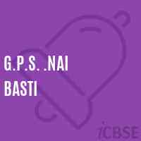 G.P.S. .Nai Basti Primary School Logo