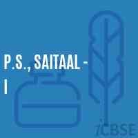 P.S., Saitaal - I Primary School Logo